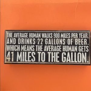 Primitives by Kathy decorative sign 3”x 12”